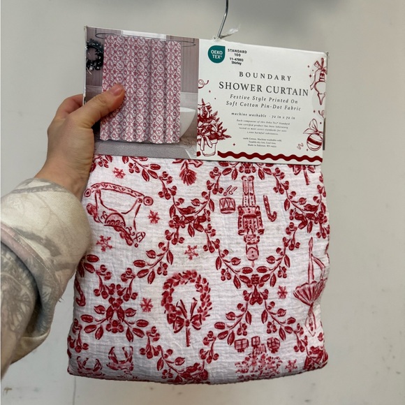 roundary Other - Christmas Shower Curtain new